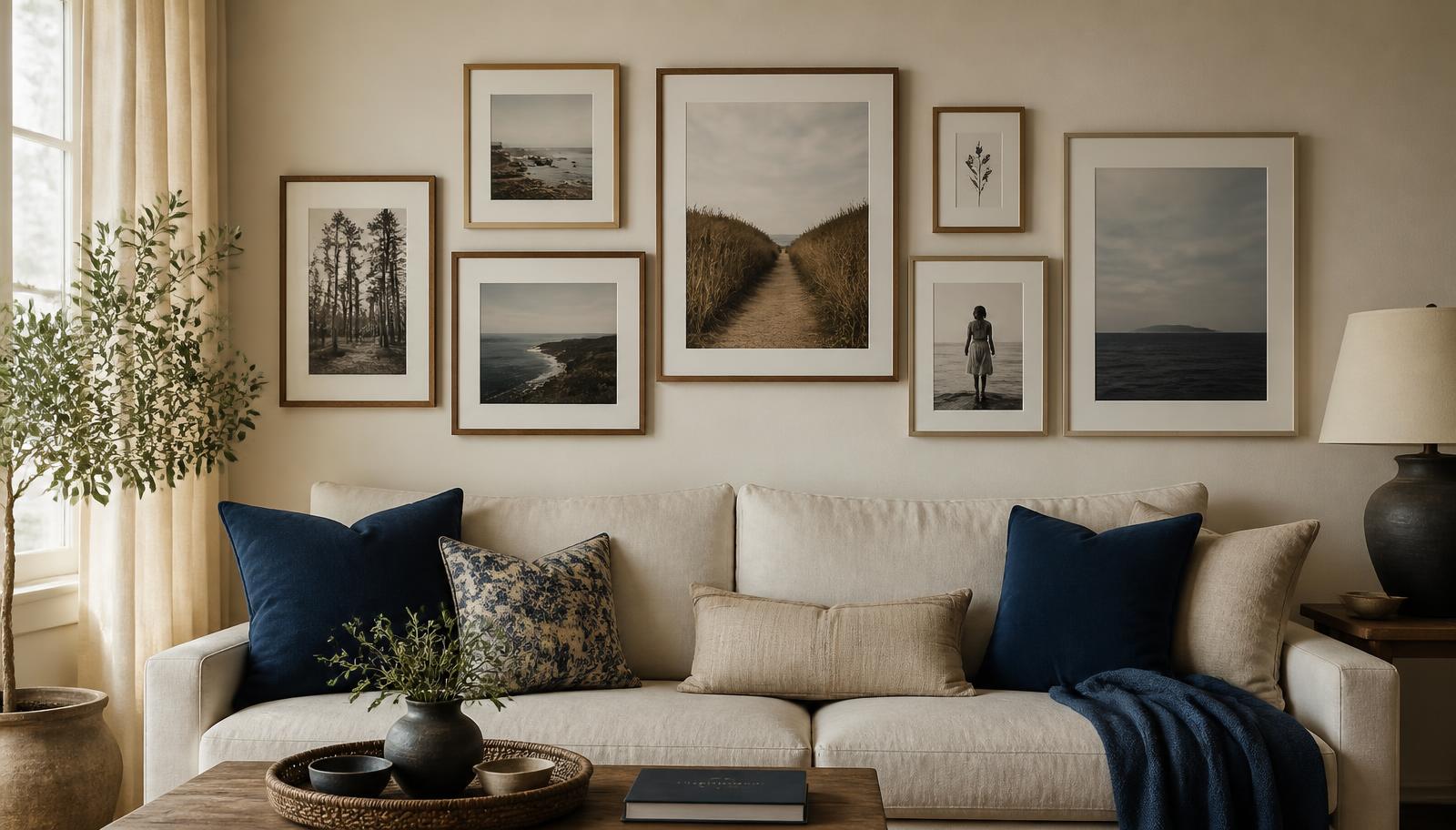 Gallery Wall Layout Ideas for Every Room — Living Room, Hallway, Staircase