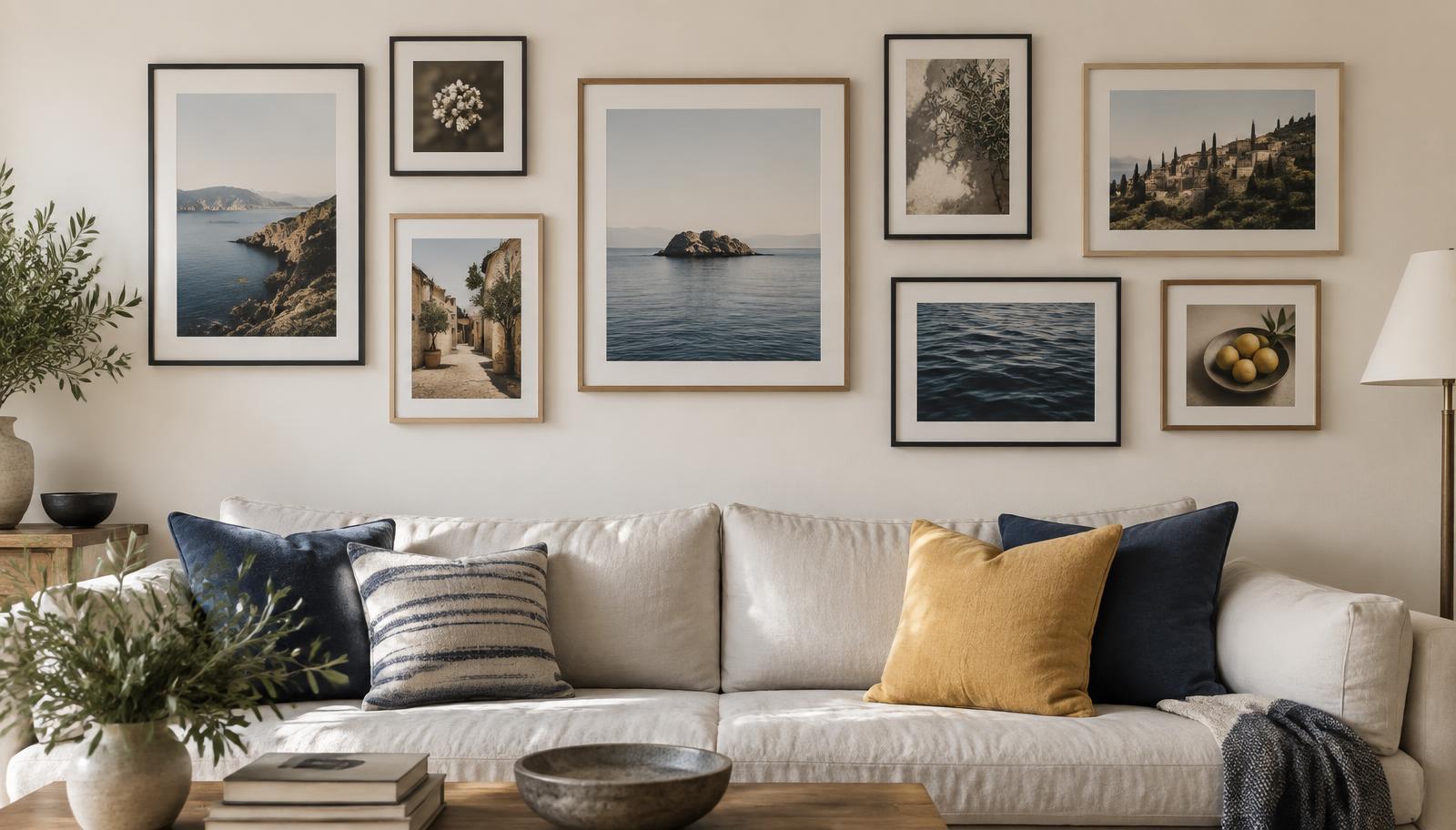 How to plan a gallery wall around your actual photos